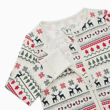 Load image into Gallery viewer, Fairisle Print Clever Zip Sleepsuit