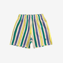 Load image into Gallery viewer, Multicolor Stripes terry cloth bermuda shorts