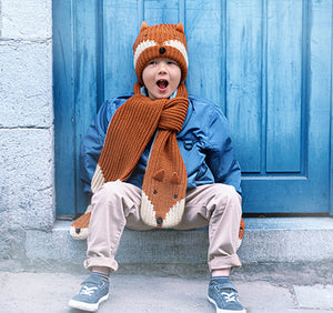 Felix Fox Knitted Scarf
