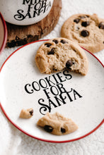 將圖片載入圖庫檢視器 Cookies For Santa Plate