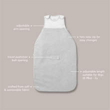 將圖片載入圖庫檢視器 Clever Year Round Sleeping Bag 1.5 TOG - Blue Stripe