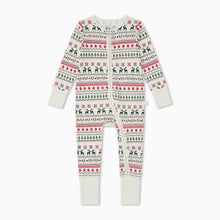 Load image into Gallery viewer, Fairisle Print Clever Zip Sleepsuit