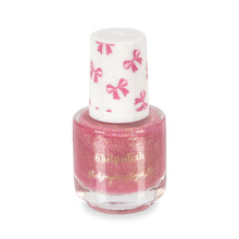 將圖片載入圖庫檢視器 Pink nail polish bottle with decorative cap on a white background