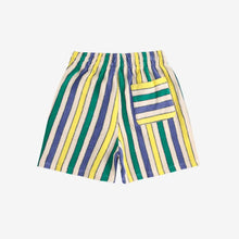 Load image into Gallery viewer, Multicolor Stripes terry cloth bermuda shorts