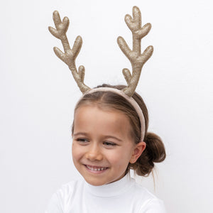 Glitter antlers