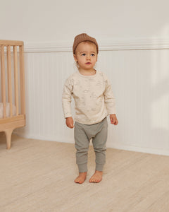 Drawstring Pant || Basil