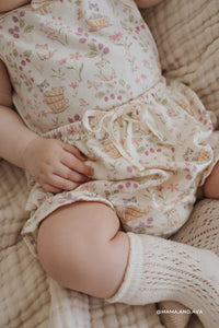 Organic Cotton Frill Bloomer - Moons Garden