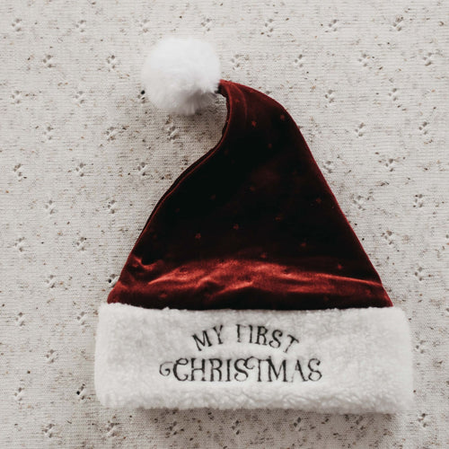 First Christmas Santa Hat