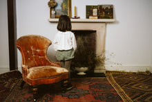 Load image into Gallery viewer, Embroidered Wendy blouse organic - off-white cotton