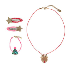 Load image into Gallery viewer, Christmas Hair &amp; Jewellery Set