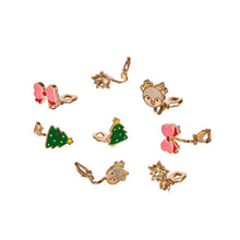 Load image into Gallery viewer, Set of small gold and colorful charms on a white background