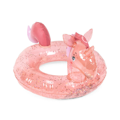 swim ring horn stars - pink