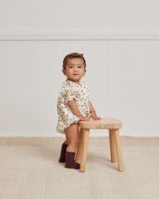 Load image into Gallery viewer, Cosette Romper || Navy Dot