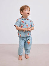 將圖片載入圖庫檢視器 Morning Egg all over denim shirt
