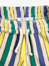 Load image into Gallery viewer, Multicolor Stripes terry cloth bermuda shorts