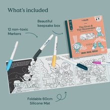 Load image into Gallery viewer, The Elves &amp; The Shoemaker Tales - Reusable Colouring Book