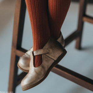 Copy of Louise - Ribbed Tights - Bois de Rose