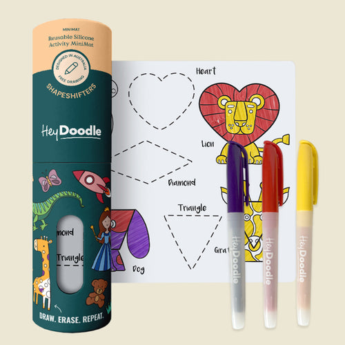 ShapeShifters Mini Colouring & Doodle Mat