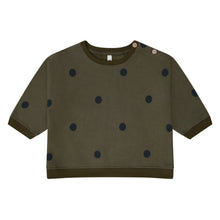 Load image into Gallery viewer, Olive Dots Sweatshirt