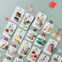 將圖片載入圖庫檢視器 Citrus Slice Glitter Clips