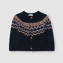 Load image into Gallery viewer, Jacquard knit cardigan
