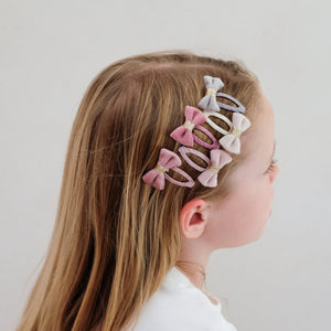 Tinkerbell velvet bow mini clic clacs