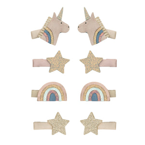 Celeste unicorn mini clips
