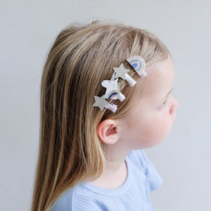 Celeste unicorn mini clips