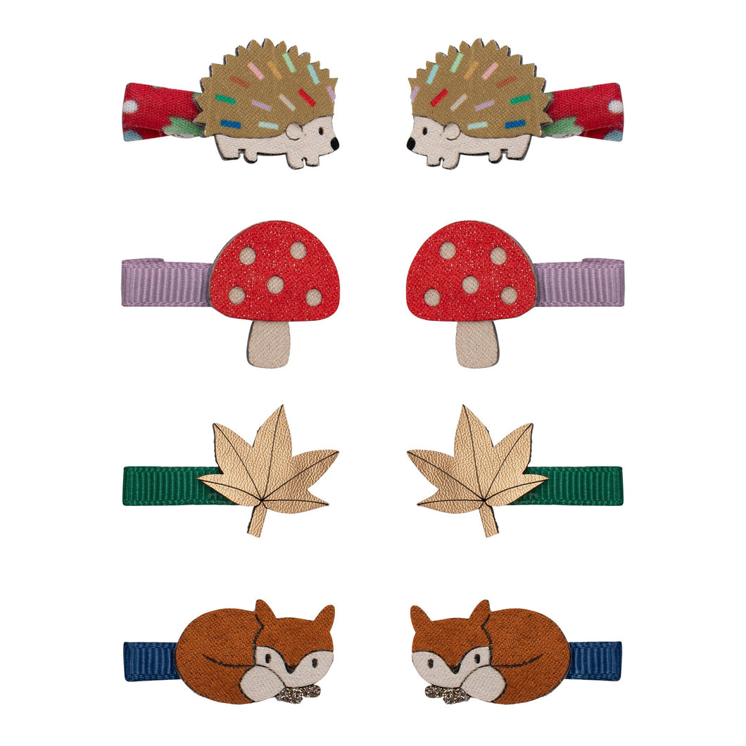 Autumn woodland mini clips