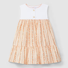 Load image into Gallery viewer, Dress micro-vichy and flowers