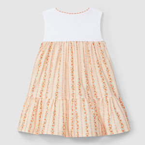 Dress micro-vichy and flowers