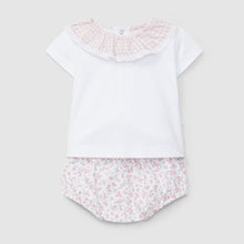 將圖片載入圖庫檢視器 Two-piece set vichy plaid and flowers