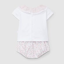 將圖片載入圖庫檢視器 Two-piece set vichy plaid and flowers
