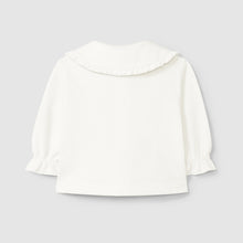 Load image into Gallery viewer, White cropped jacket on a light gray background