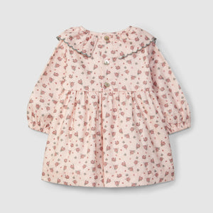 Floral-patterned jacket on a light gray background