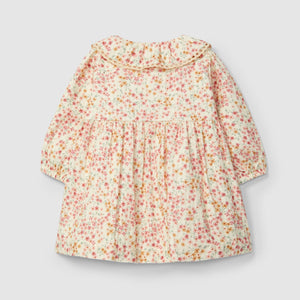 Floral patterned jacket on a light gray background