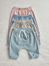 Load image into Gallery viewer, Pull-up pants in jacquard jersey with tattersall