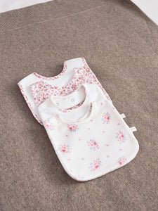 Pack of two printed bibs