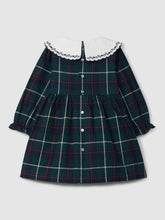 將圖片載入圖庫檢視器 Check dress with embroidered collar