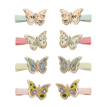 Load image into Gallery viewer, Floral butterfly mini clips