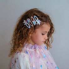 Load image into Gallery viewer, Unicorn and rainbow hair clips