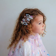 Load image into Gallery viewer, Unicorn and rainbow hair clips