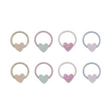 Load image into Gallery viewer, Teeny heart mini hair ties