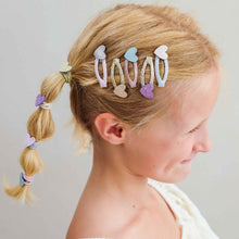 Load image into Gallery viewer, Teeny heart mini hair clips