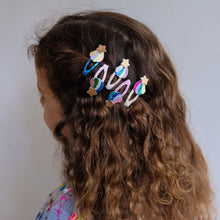 Load image into Gallery viewer, Chubby shooting star mini hair clips