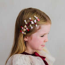 將圖片載入圖庫檢視器 Teeny weeny heart salon hair clips