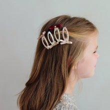 將圖片載入圖庫檢視器 Skinny velvet bow hair clips