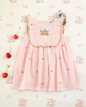 將圖片載入圖庫檢視器 Baby - dress Embroidered pink flowers