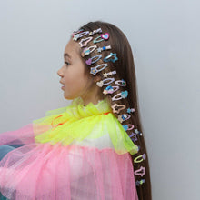 Load image into Gallery viewer, Chubby shooting star mini hair clips