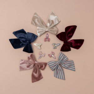 Tinkerbell velvet bow mini clic clacs